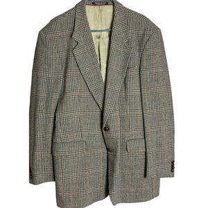 Glencarlyn Classic Clothing Tweed Sport Coat Wool Blazer Preppy Mens Size 44L